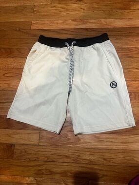 Avalanche Men’s Hiking Shorts Cream Drawstring Outdoors Small